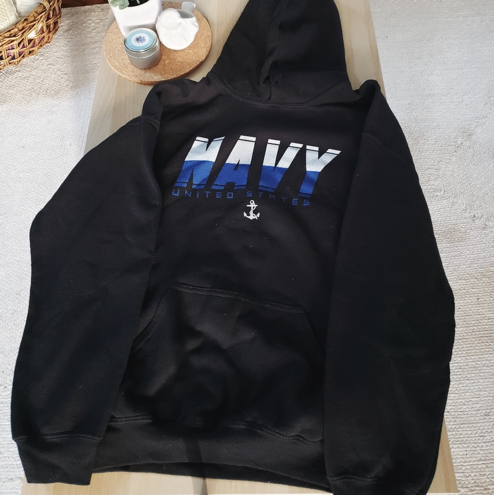 Oversized navy sweatshirt